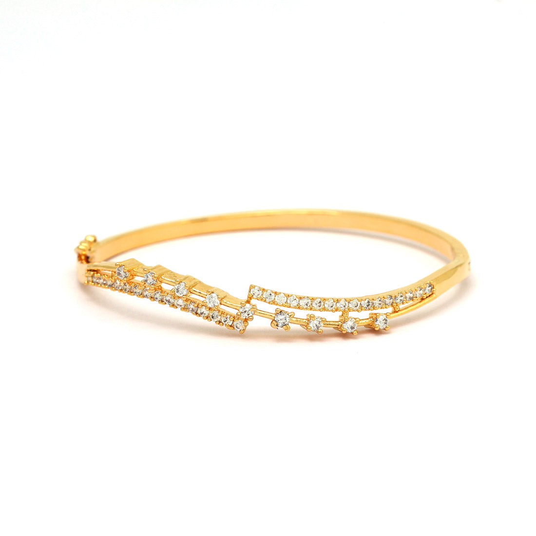 White Color American Diamond Bracelet (ADB348WHT)