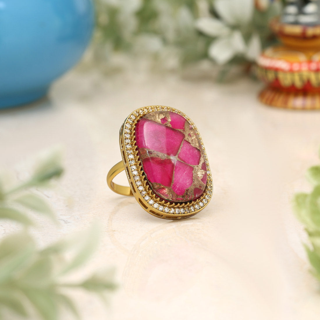 Rani Color American Diamond Finger Ring