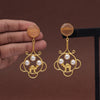 Peach Color Amrapali Earrings (AMPE418PCH)