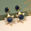 Blue Color Amrapali Earrings (AMPE424BLU)