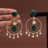 Green Color Amrapali Earrings (AMPE426GRN)