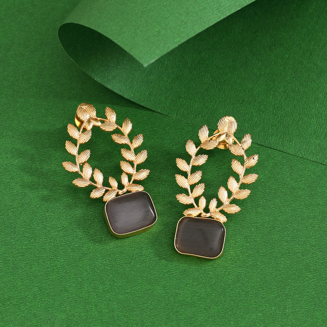 Purple Color Amrapali Earrings