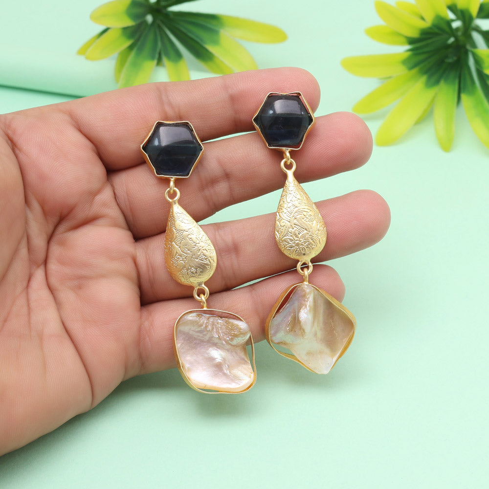 Cerulean Blue Color Amrapali Earrings