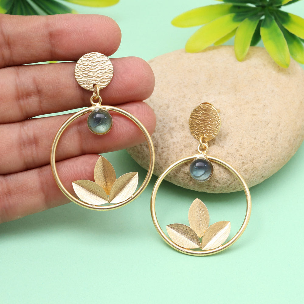 Indigo Blue Color Amrapali Earrings