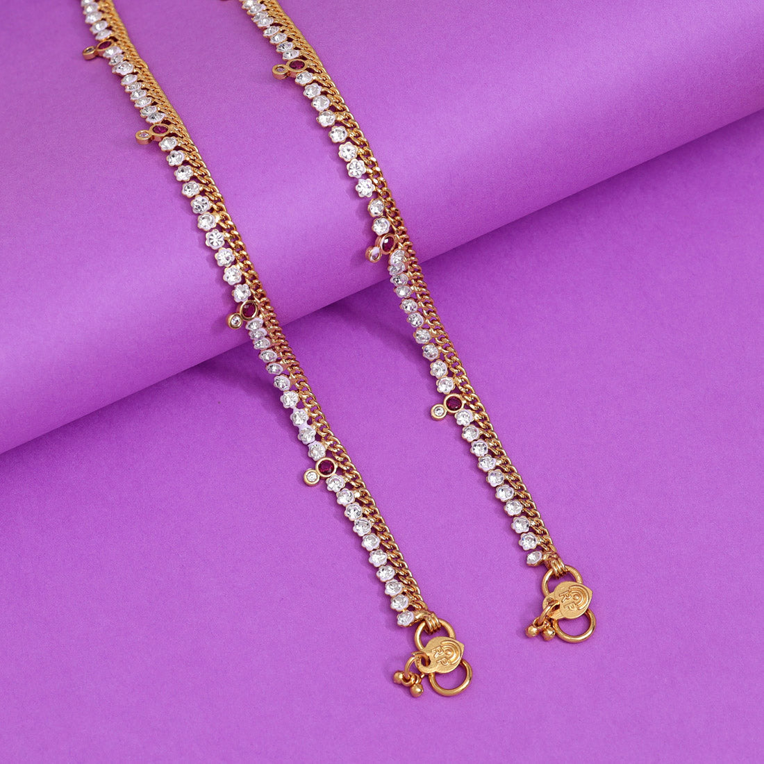 Rani Color Rhinestone Anklets (ANK1103RNI)