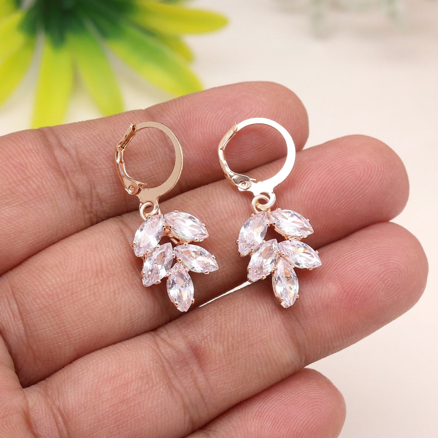 White Color Antique Stone Earrings Featuring Ornate Patterns And Vintage Vibes