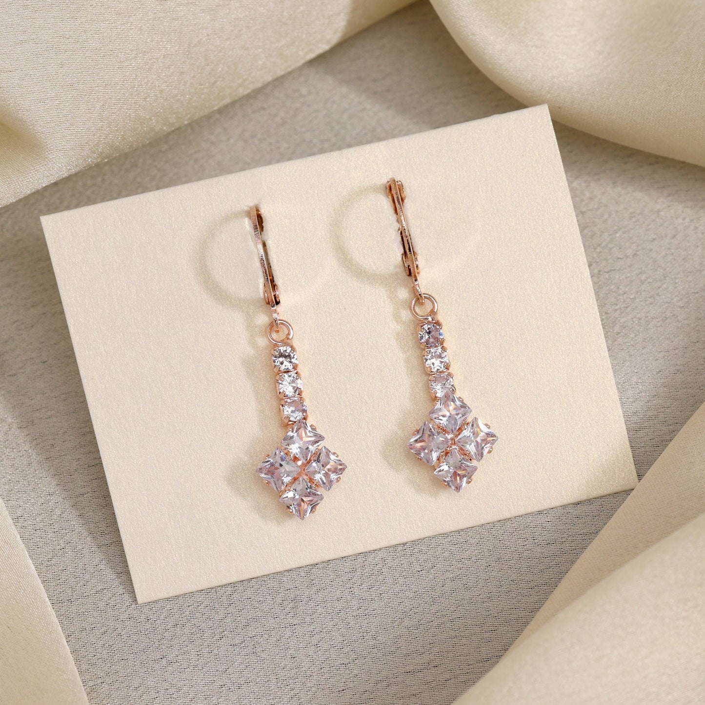 Dazzling Vintage Look With White Color Antique Stone Earrings For Parties