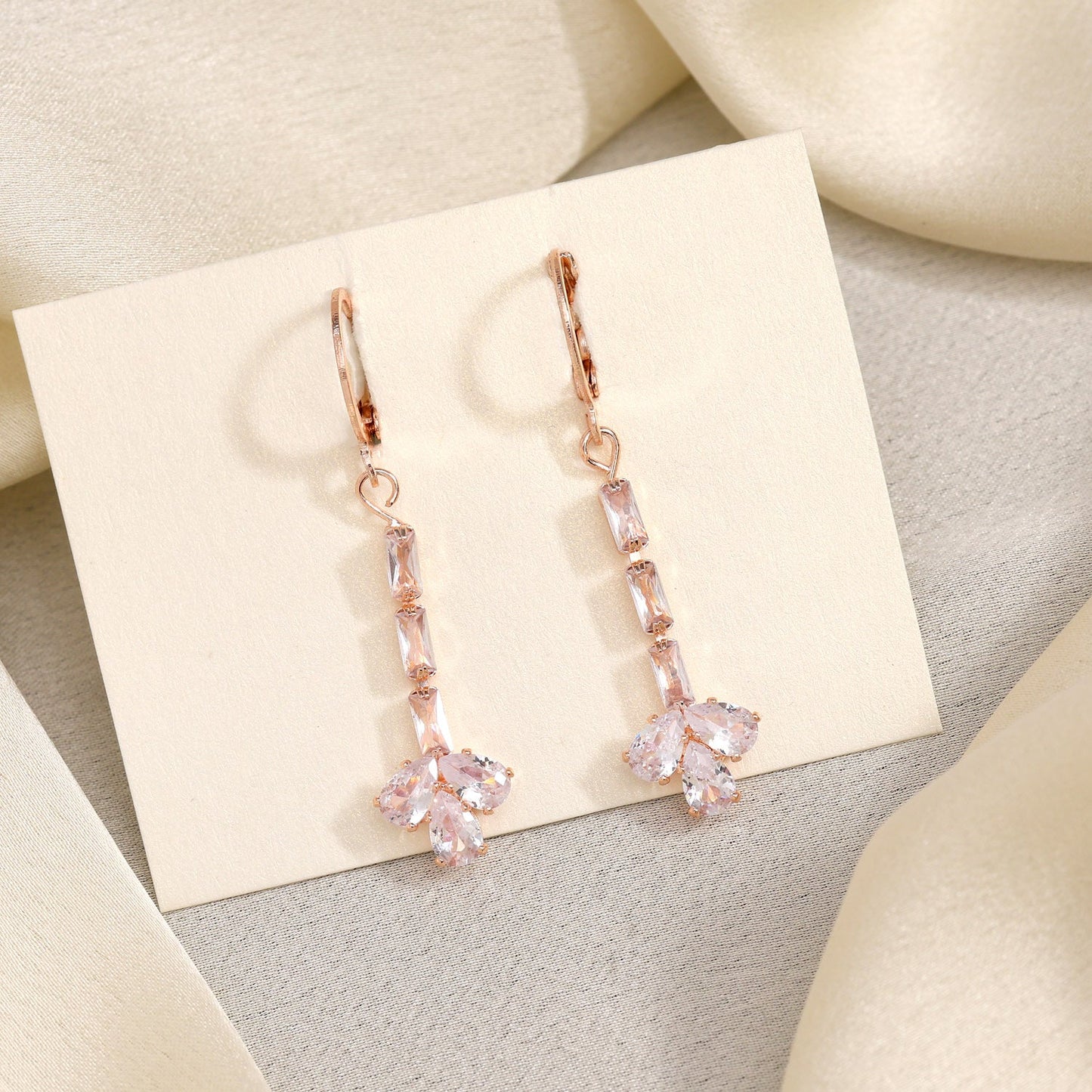 White Color Antique Stone Earrings For Heritage-Inspired Evening Ensembles