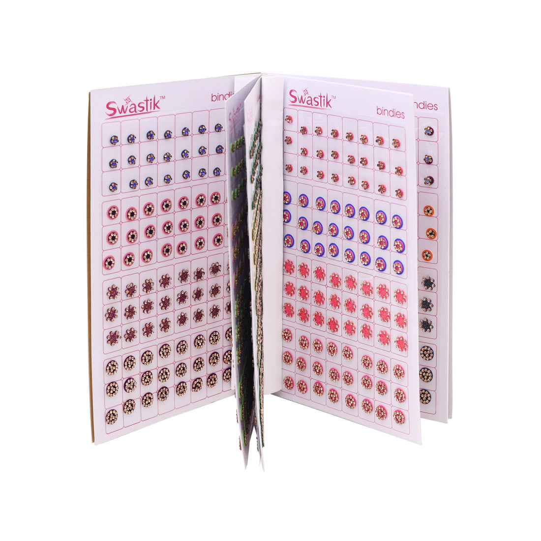 Assorted Color Bindi Book For Women & Girls- Total Pieces- 960 (BND252CMB)