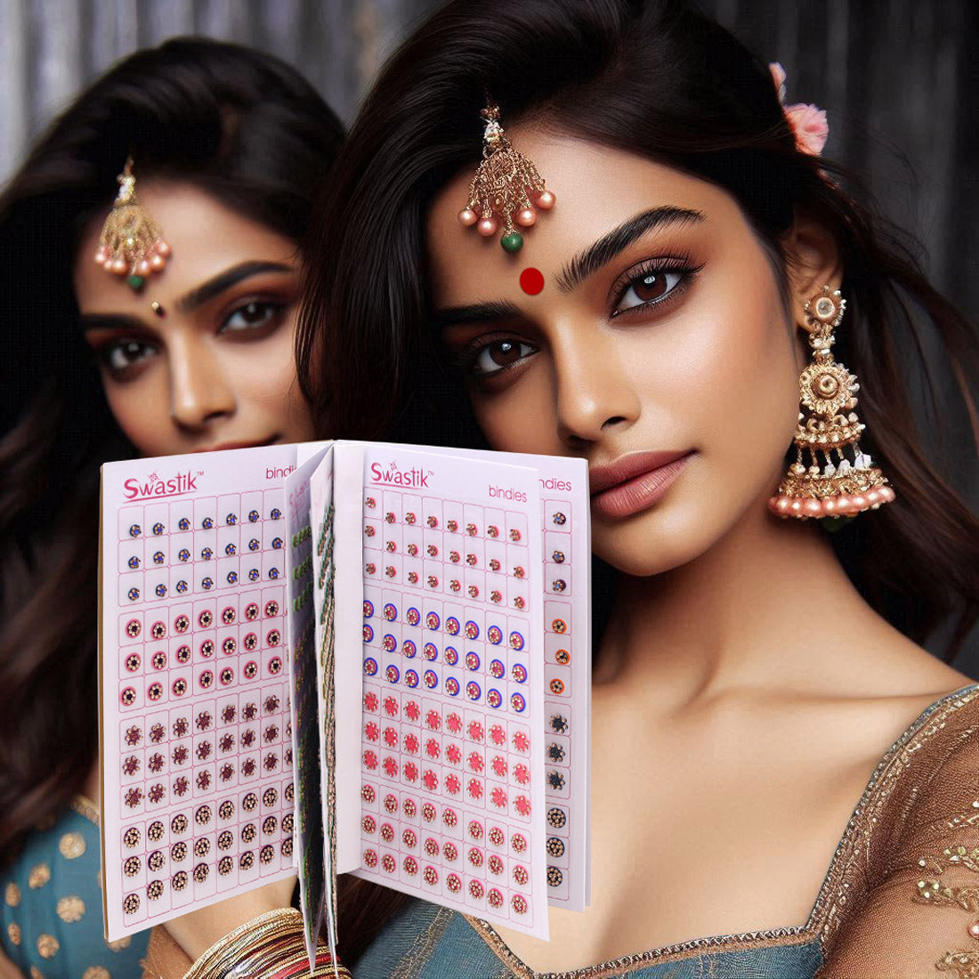 Assorted Color Bindi Book For Women & Girls- Total Pieces- 960 (BND252CMB)