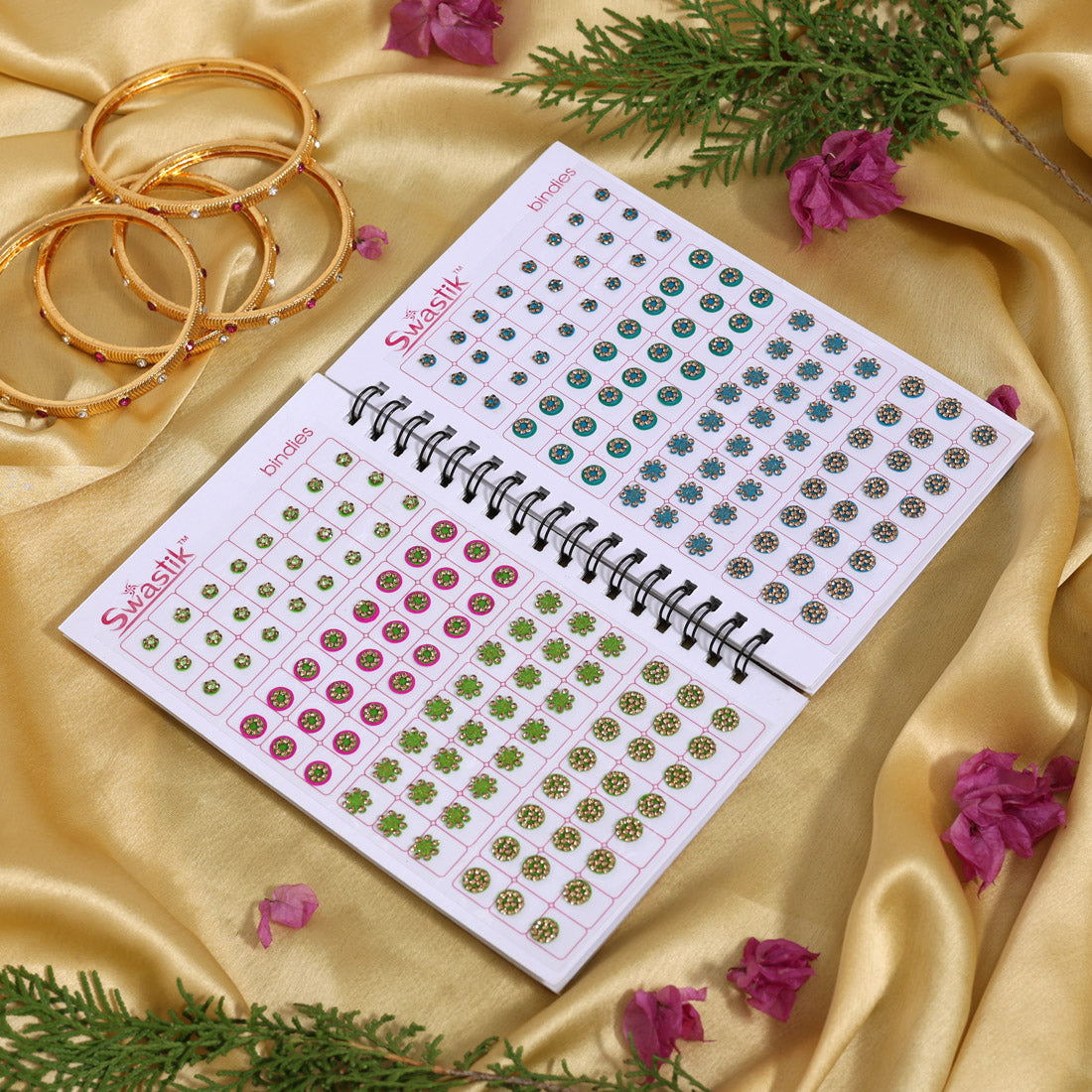 Assorted Color Bindi Book For Women & Girls- Total Pieces- 960 (BND252CMB)