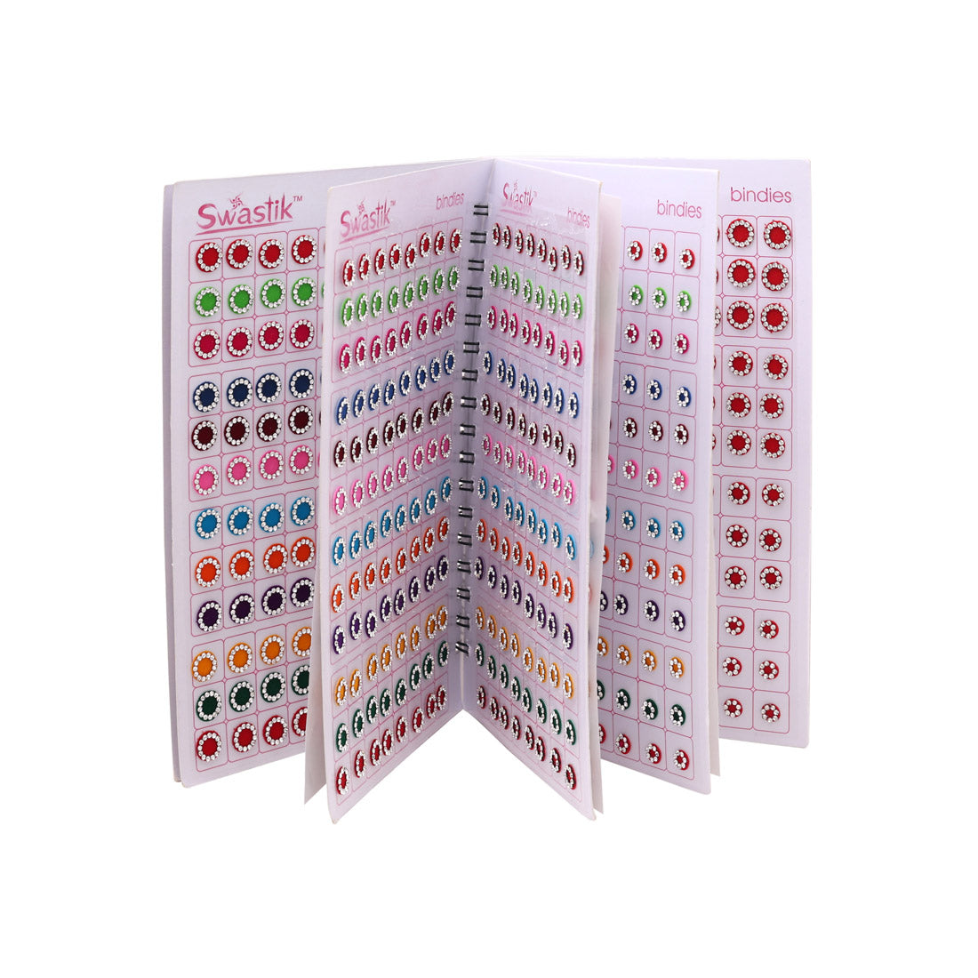 Assorted Color Bindi Book For Women & Girls- Total Pieces- 960 (BND253CMB)