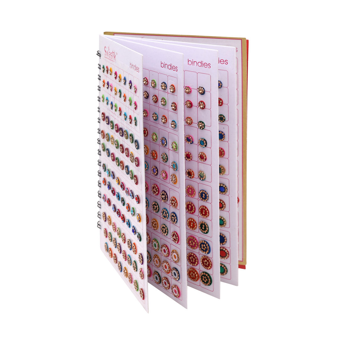 Assorted Color Bindi Book For Women & Girls- Total Pieces- 480 (BND255CMB)