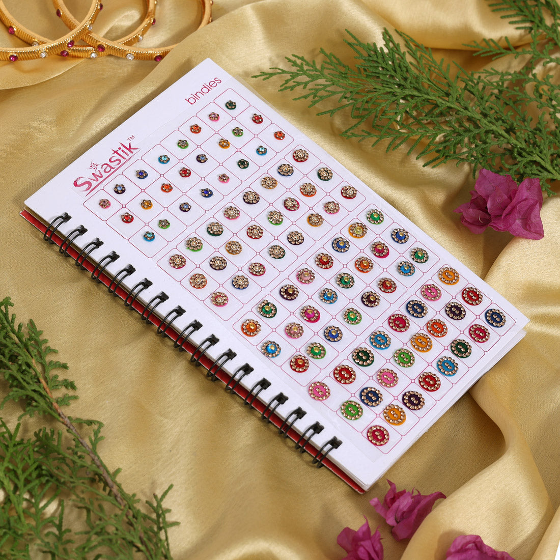 Assorted Color Bindi Book For Women & Girls- Total Pieces- 480 (BND255CMB)