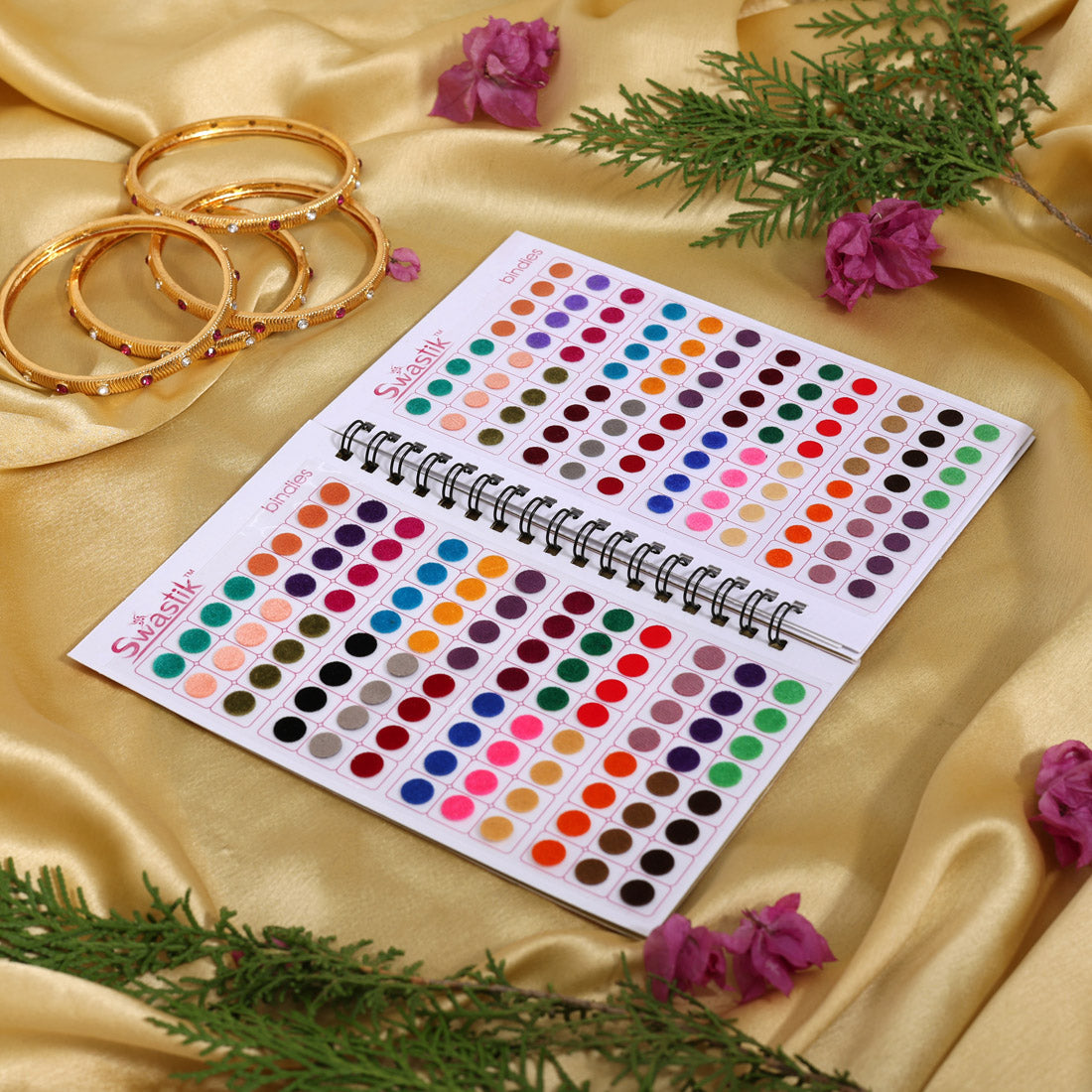 Assorted Color Bindi Book For Women & Girls- Total Pieces- 576 (BND257CMB)