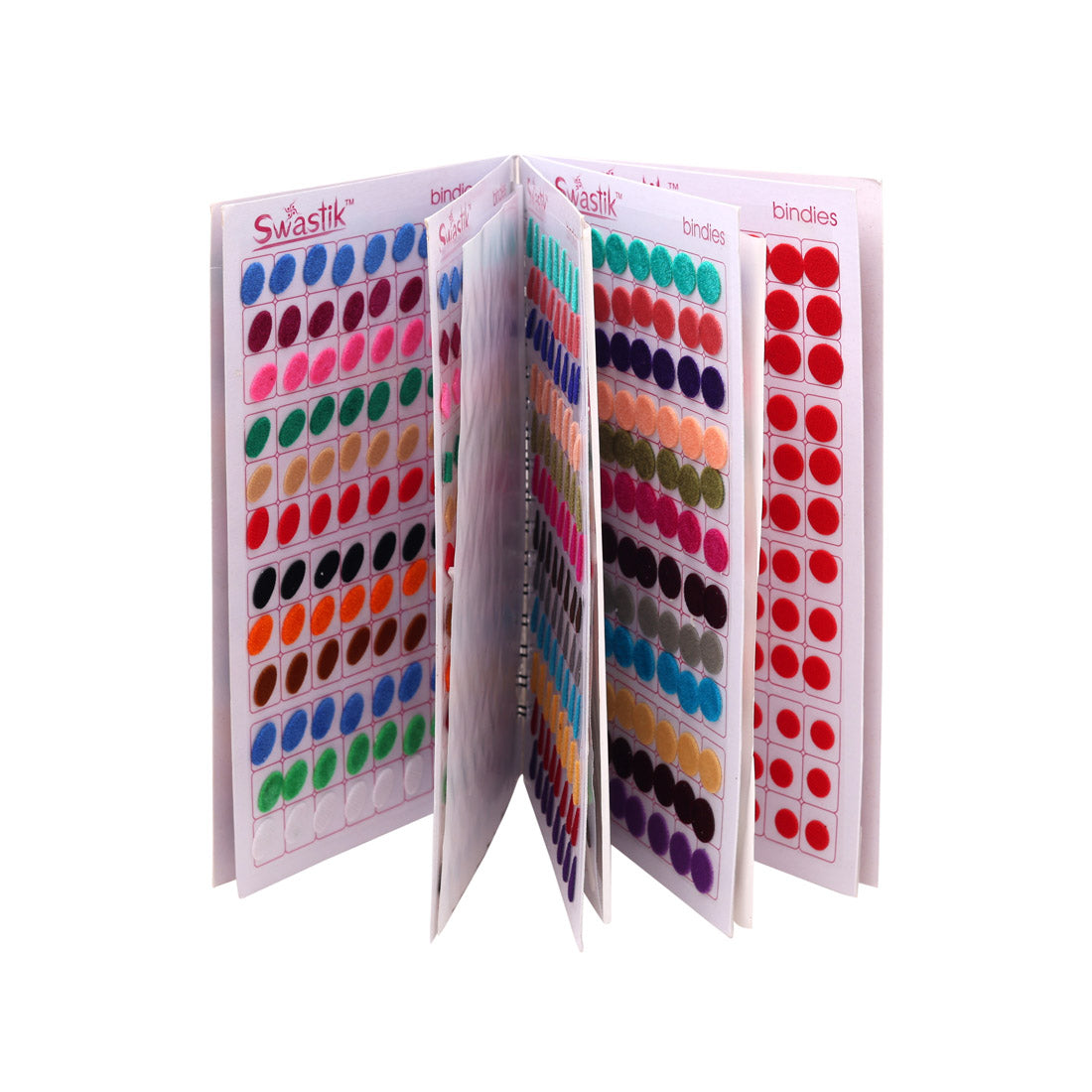 Assorted Color Plain Bindi Book For Women & Girls- Total Pieces- 960 (BND260CMB)