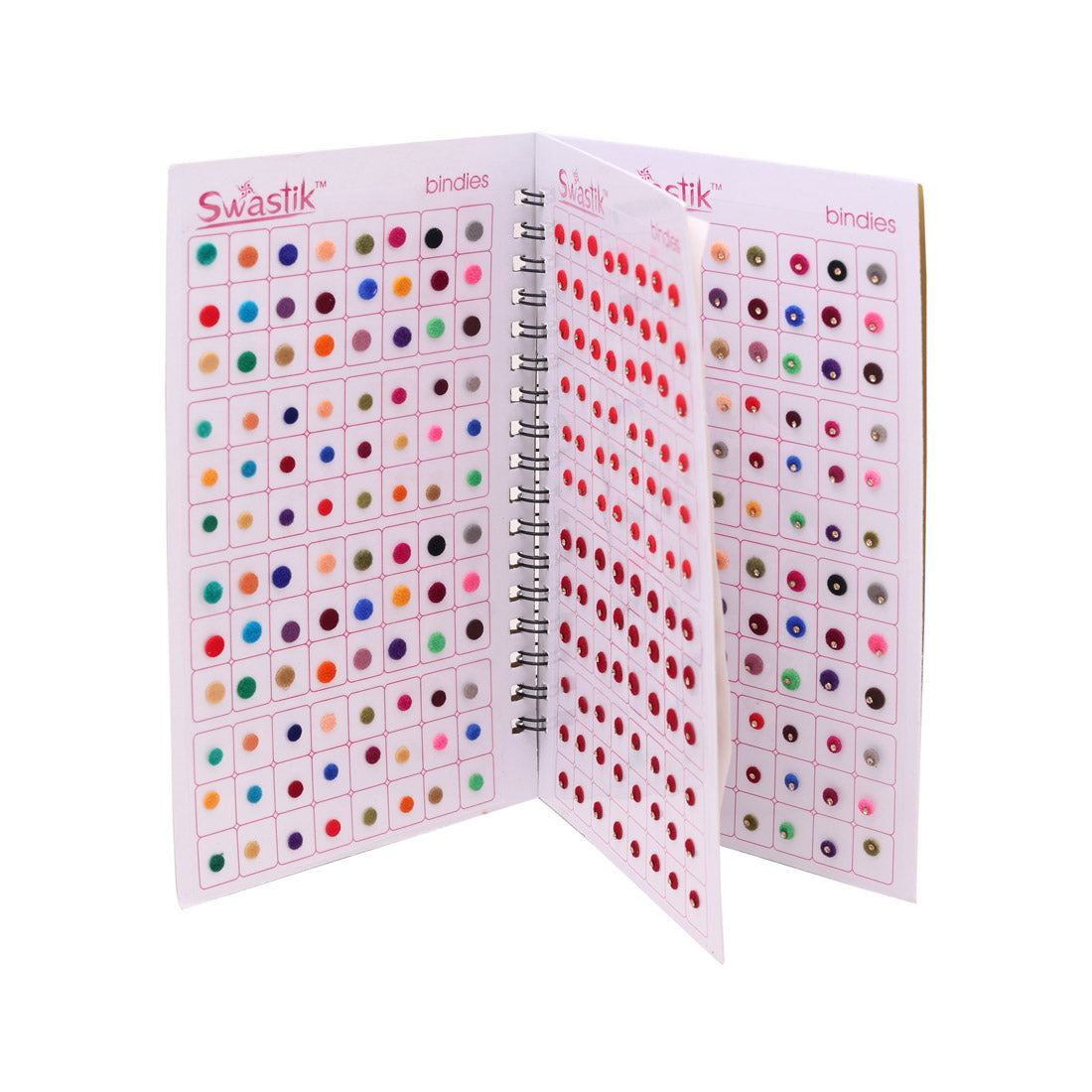 Assorted Color Bindi Book For Women & Girls- Total Pieces- 576 (BND266CMB)