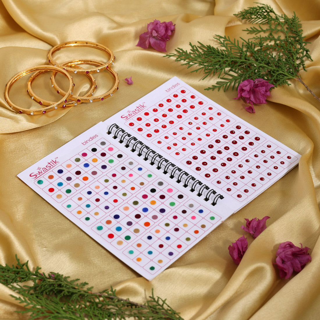 Assorted Color Bindi Book For Women & Girls- Total Pieces- 576 (BND266CMB)