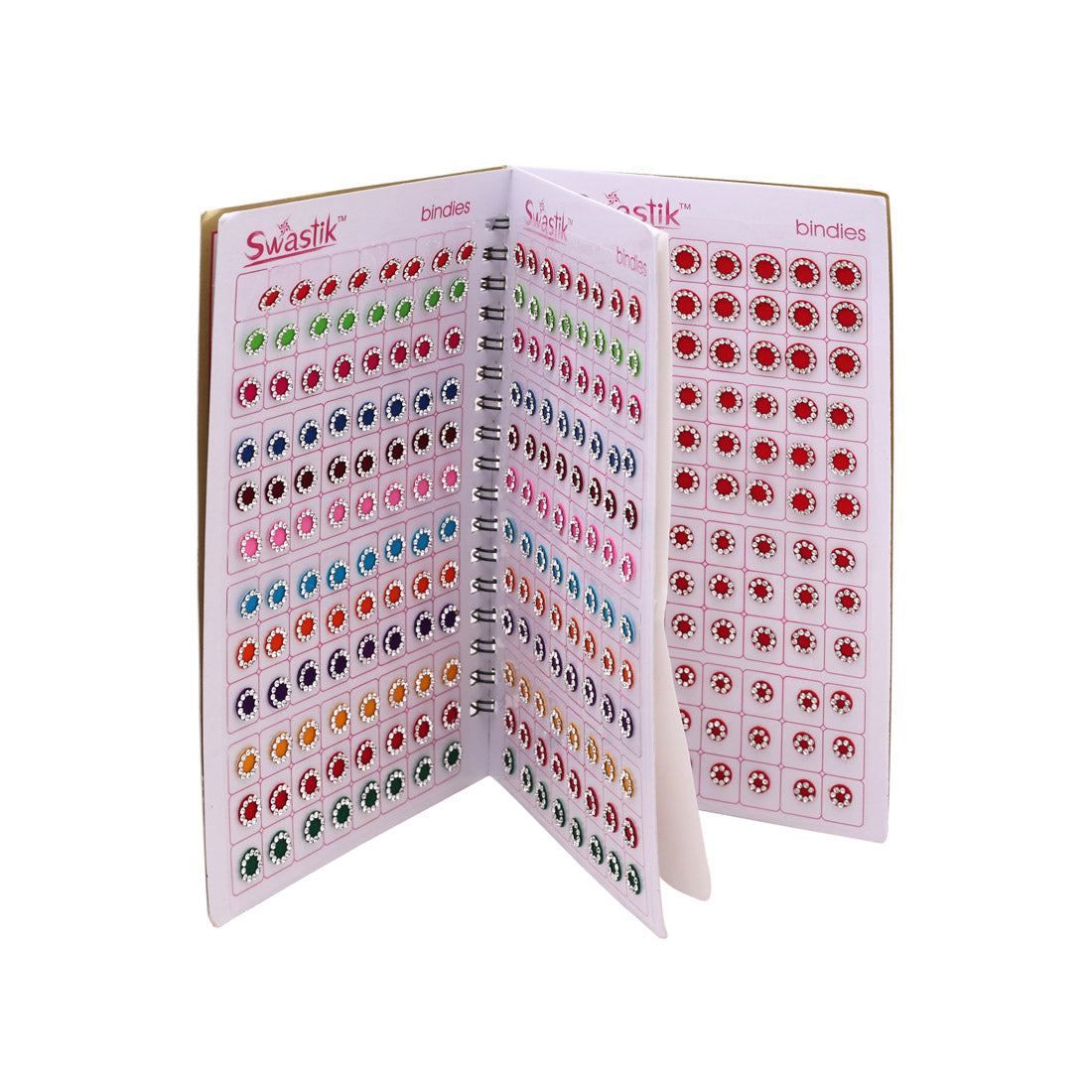 Assorted Color Bindi Book For Women & Girls- Total Pieces- 576 (BND271CMB)