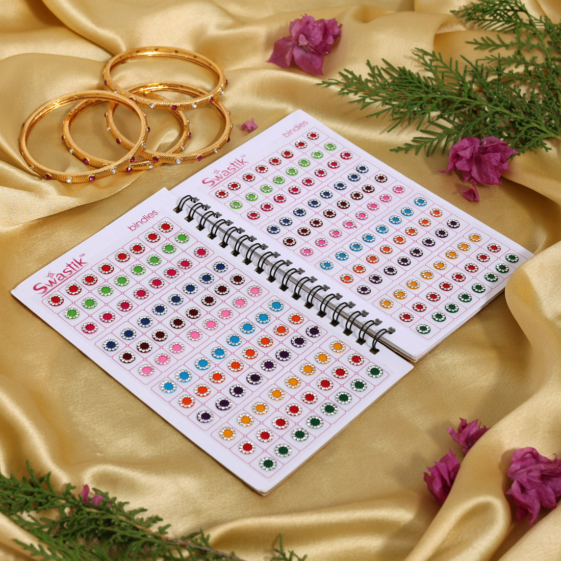 Assorted Color Bindi Book For Women & Girls- Total Pieces- 576 (BND271CMB)
