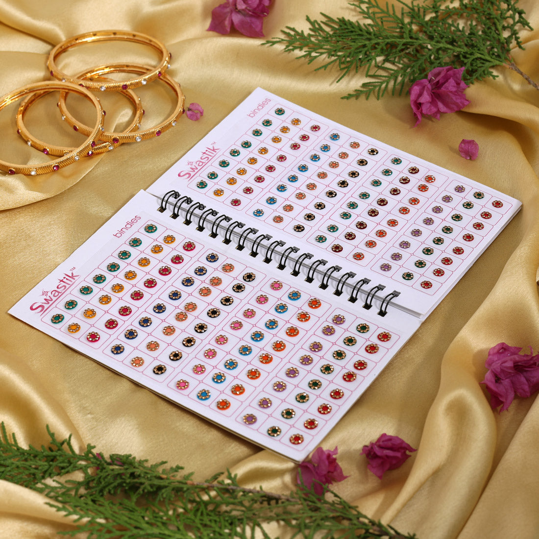 Assorted Color Bindi Book For Women & Girls- Total Pieces- 576 (BND274CMB)