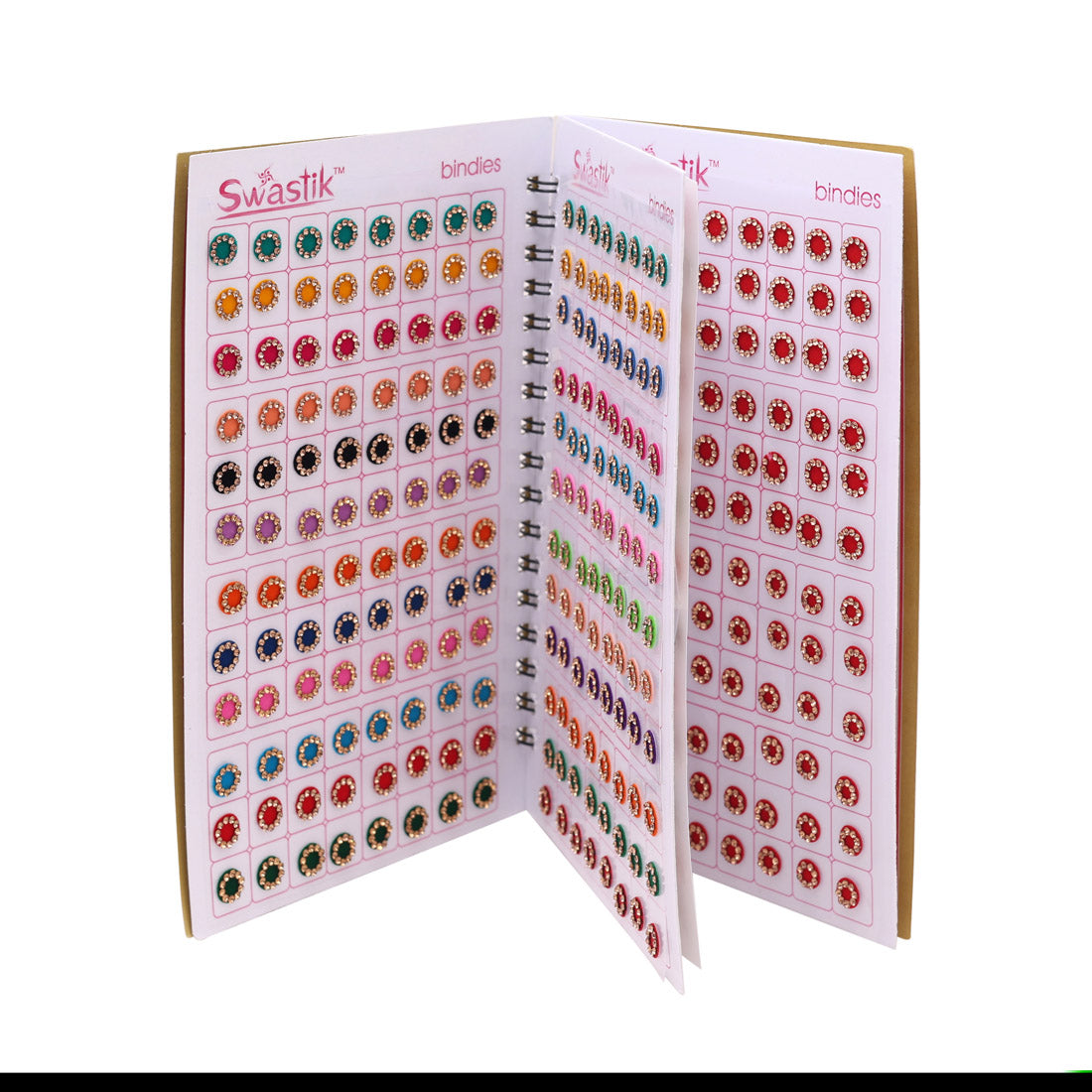 Assorted Color Bindi Book For Women & Girls- Total Pieces- 576 (BND275CMB)