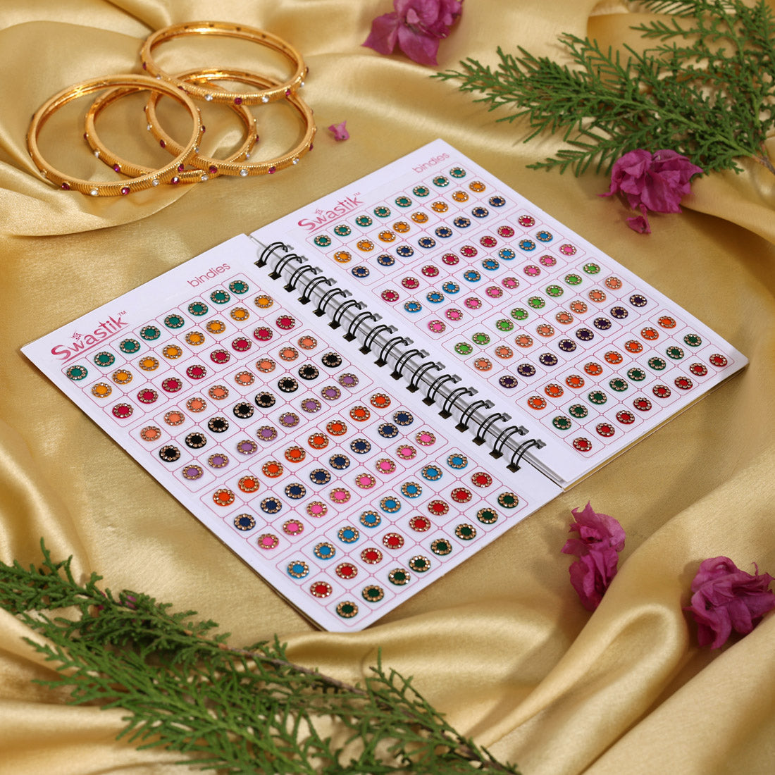 Assorted Color Bindi Book For Women & Girls- Total Pieces- 576 (BND275CMB)