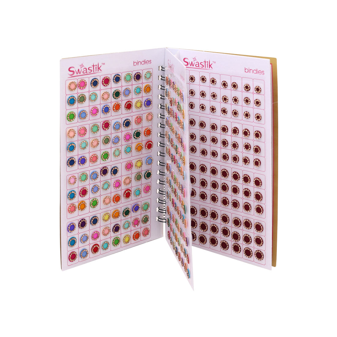Assorted Color Bindi Book For Women & Girls- Total Pieces- 576 (BND276CMB)