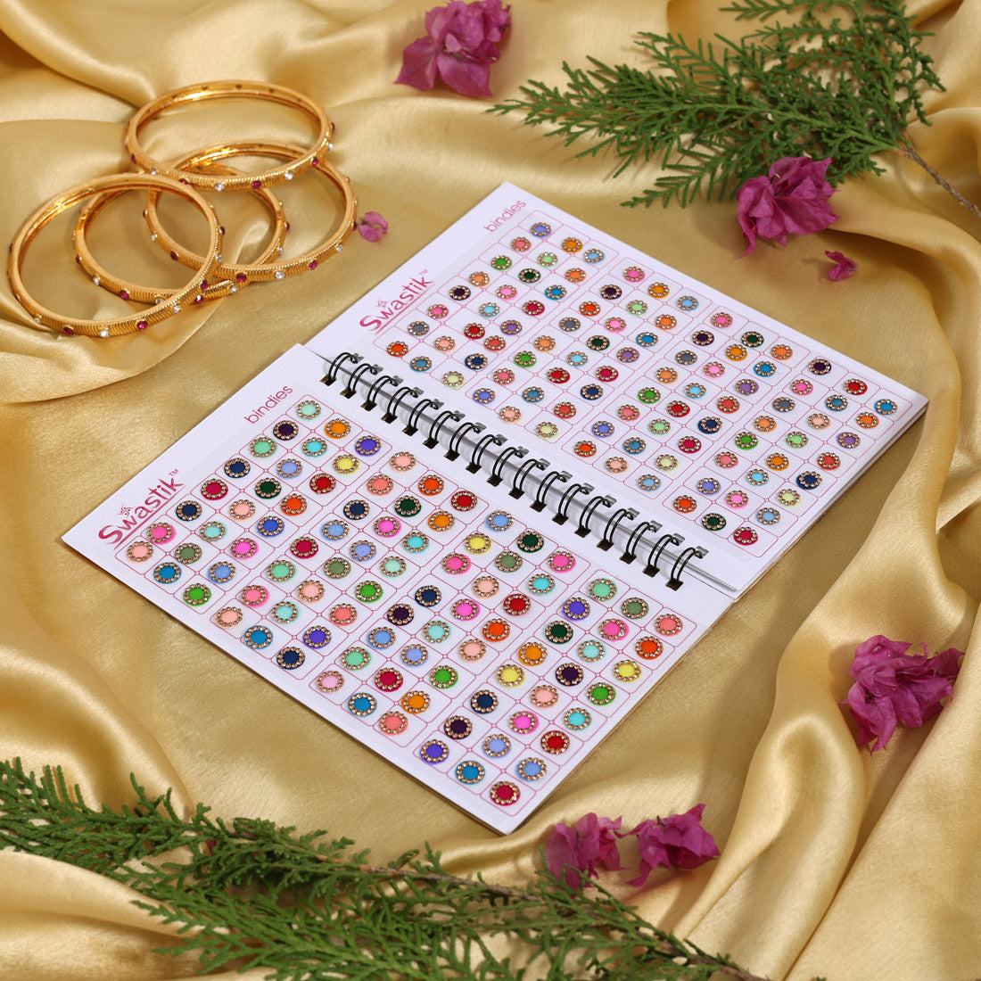 Assorted Color Bindi Book For Women & Girls- Total Pieces- 576 (BND276CMB)