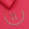White Color American Diamond Necklace Set (CZN946WHT)