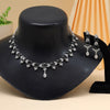 Black Color American Diamond Necklace Set (CZN948BLK)