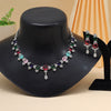 Multi Color American Diamond Necklace Set (CZN948MLT)
