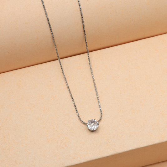 Silver Color Stainless Steel Silver Plated Demi Fine Pendant