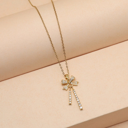 Gold Color Stainless Steel 18k Gold Plated Demi Fine Pendant