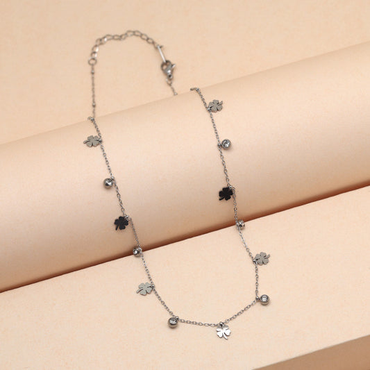 Silver Color Stainless Steel Silver Plated Demi Fine Pendant