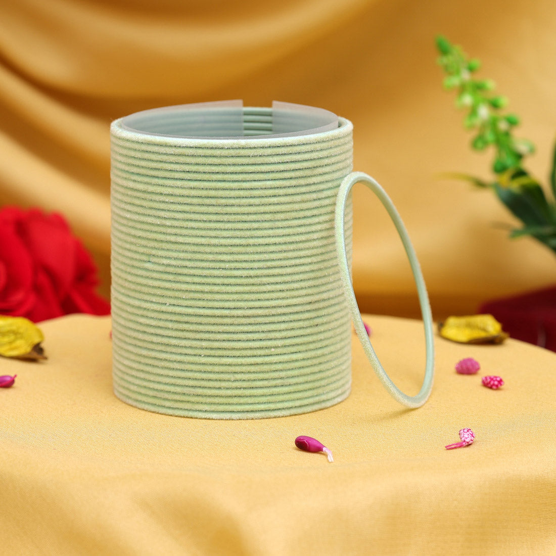 Pista Green Color 2 Set Of Fashion Bangles Combo Size: 2.10 (FB280CMB)