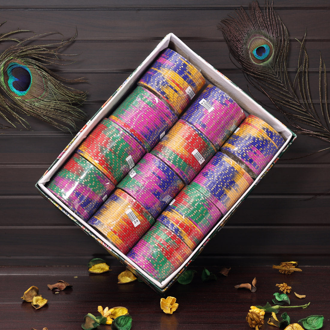 Assorted Color 12 Set Of Kids Bangles Combo Size: (4 Set Of 1.14, 4 Set Of 2.0, 4 Set Of 2.2)