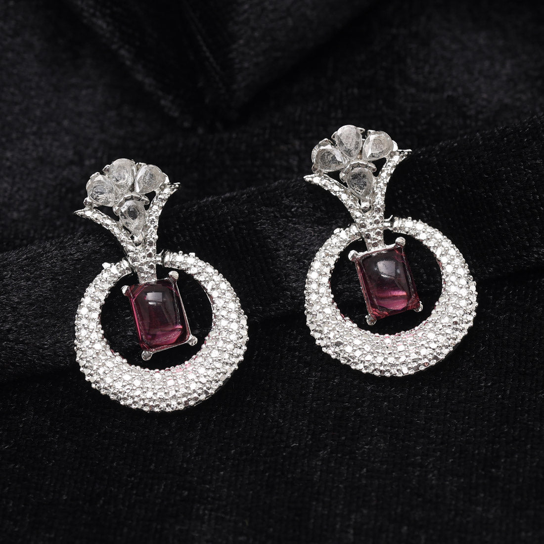 Pink Color Fashion Earrings (FE102PNK)