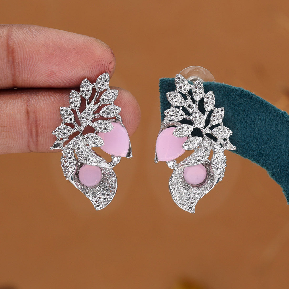 Pink Color Fashion Earrings (FE103PNK)