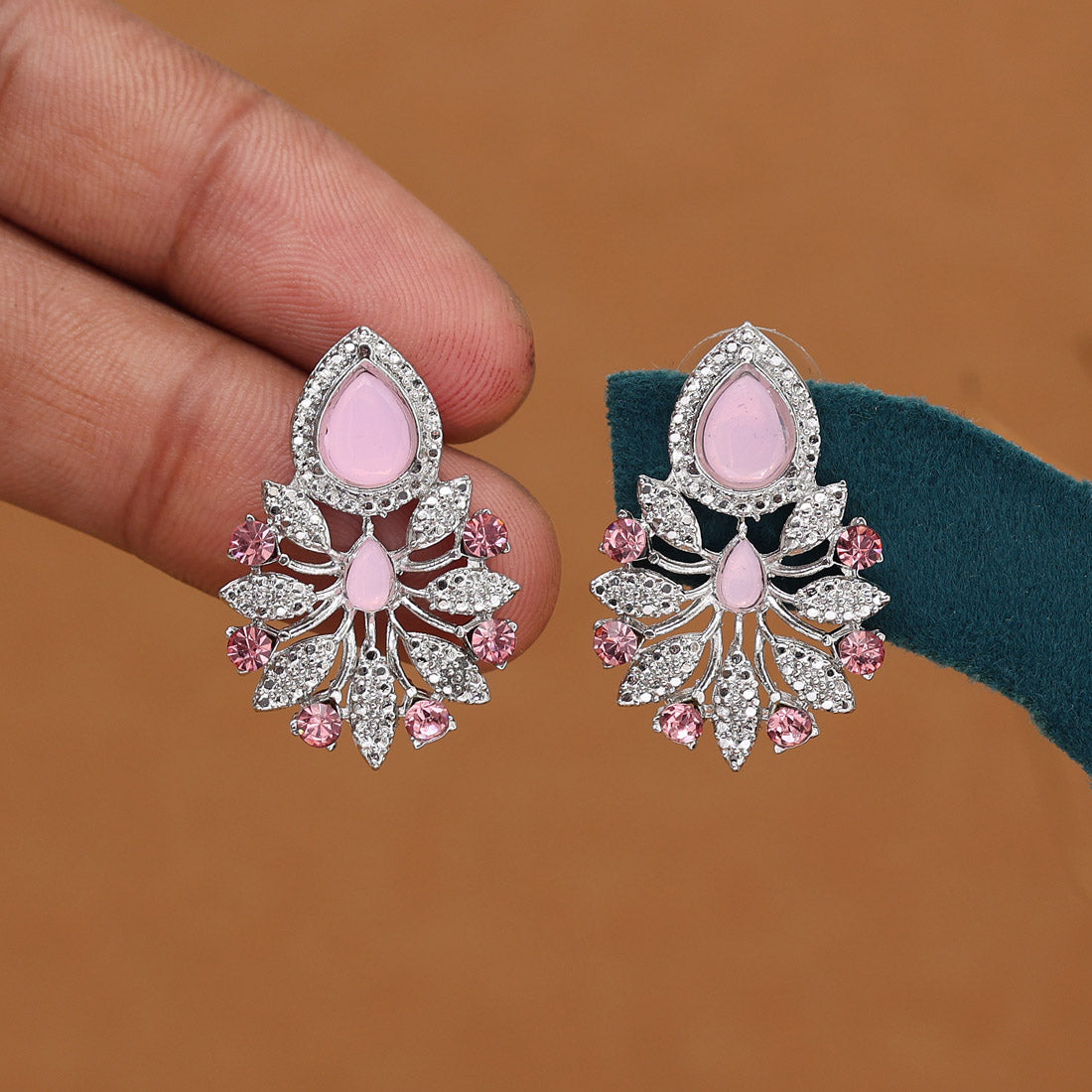 Pink Color Fashion Earrings (FE109PNK)
