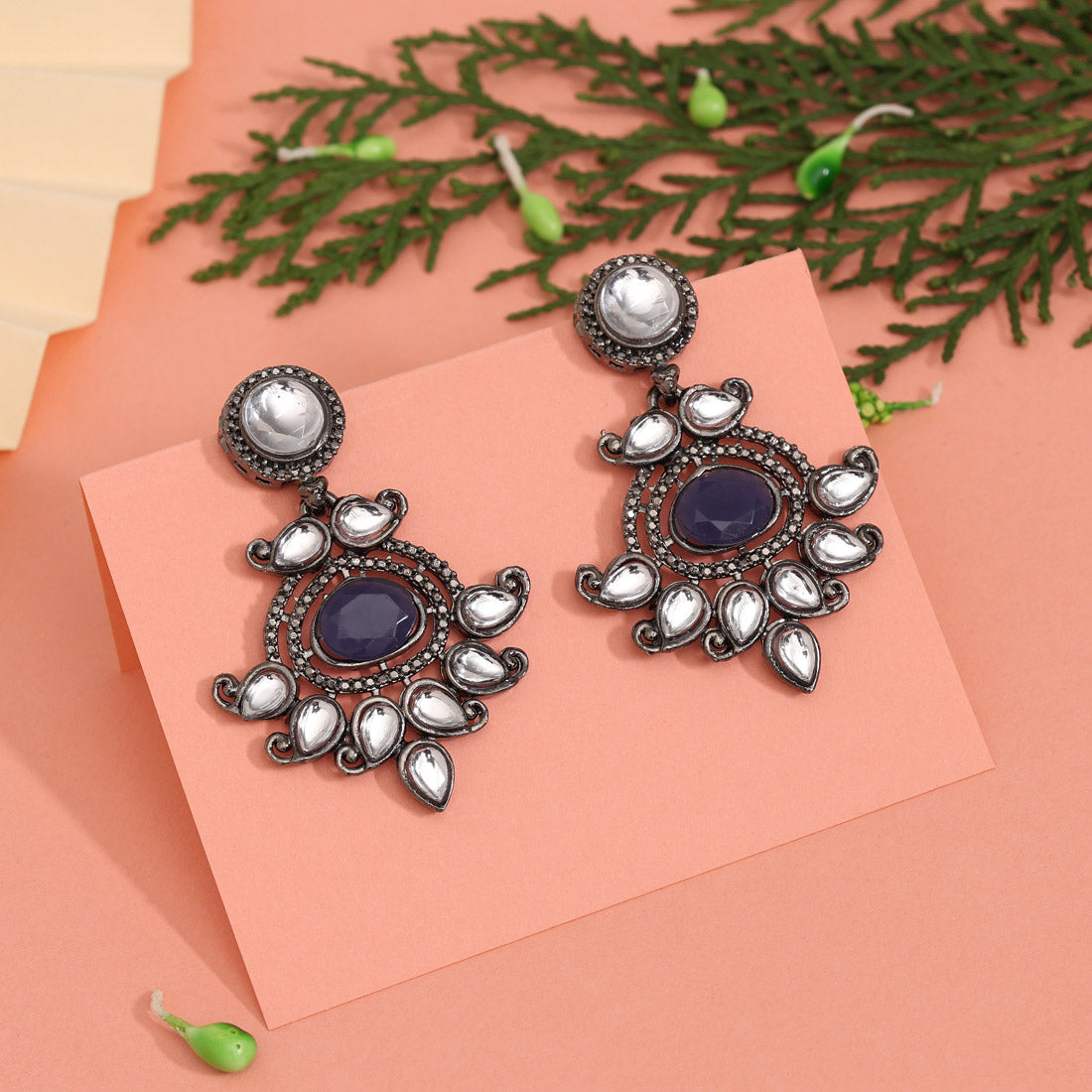 Blue Color Fashion Earrings