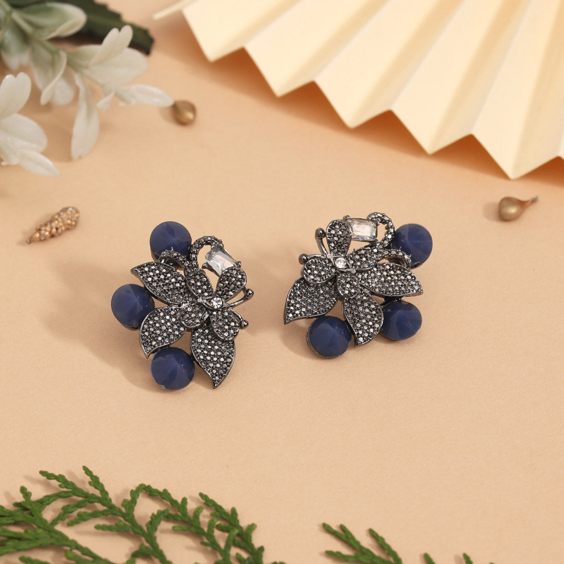 Blue Color Fashion Earrings