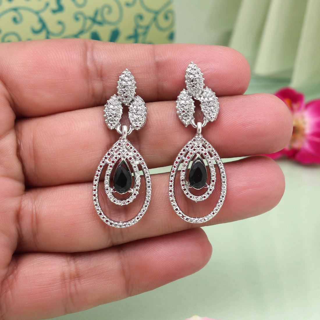 Elegant Assorted Color Earrings – 11 Pairs