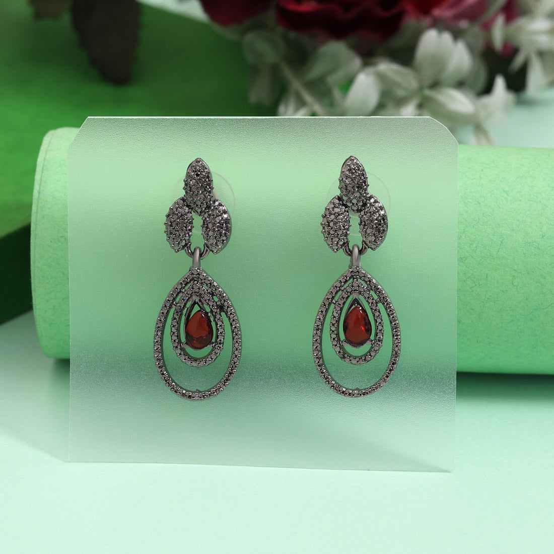 Vibrant Assorted Color Fashion Earrings – 13 Pair