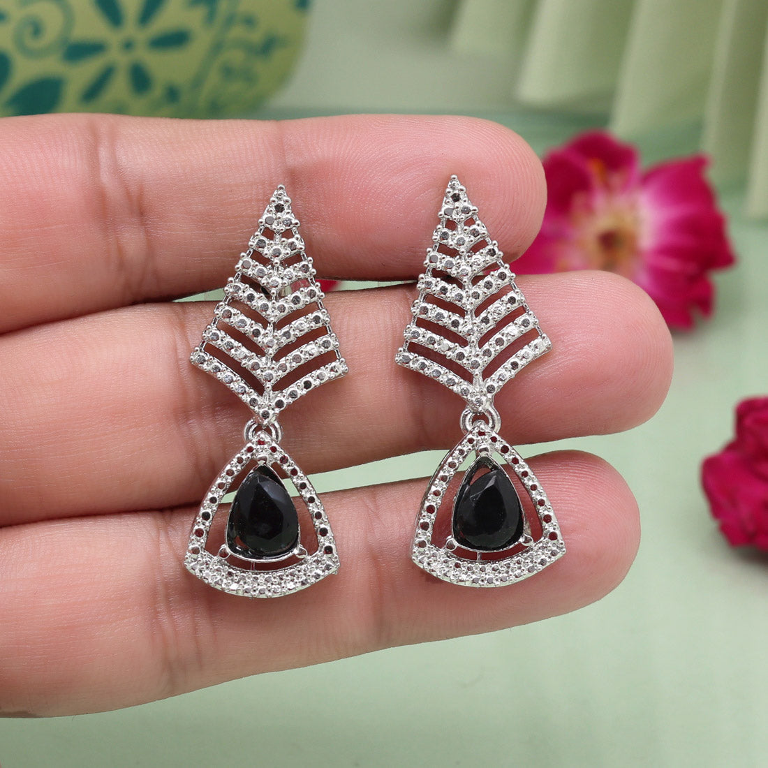 Assorted Color Fashion Earrings – 12 Pairs
