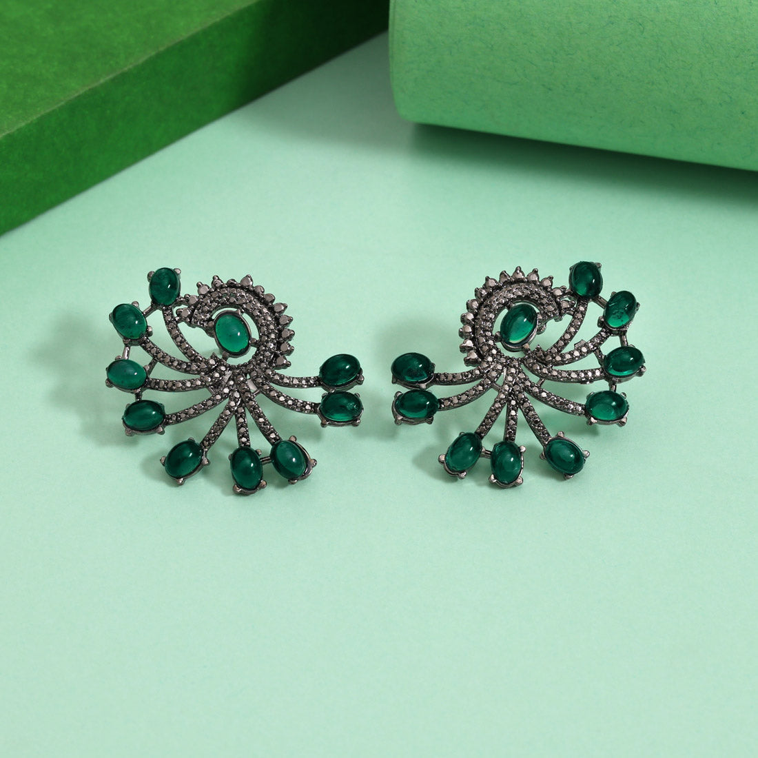 Assorted Color Fashion Earrings – 12 Pair Collection