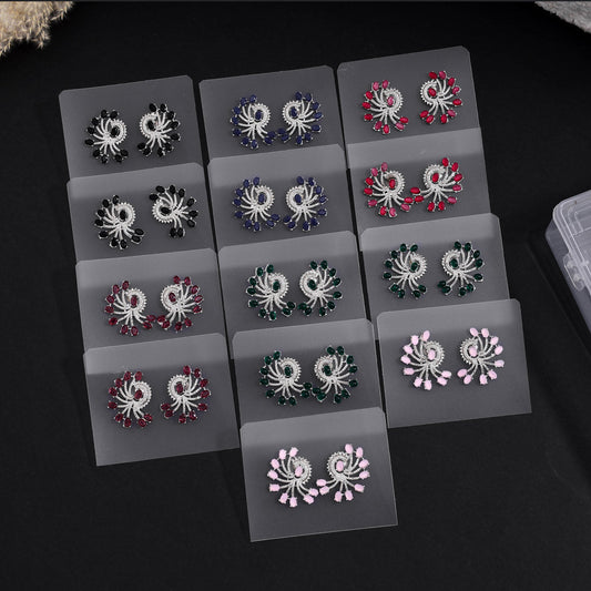 13 Pairs Assorted Color Fashion Earrings
