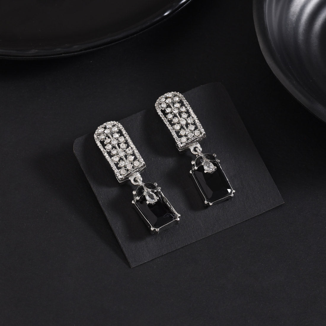 Trendy Green Color Fashion Earrings