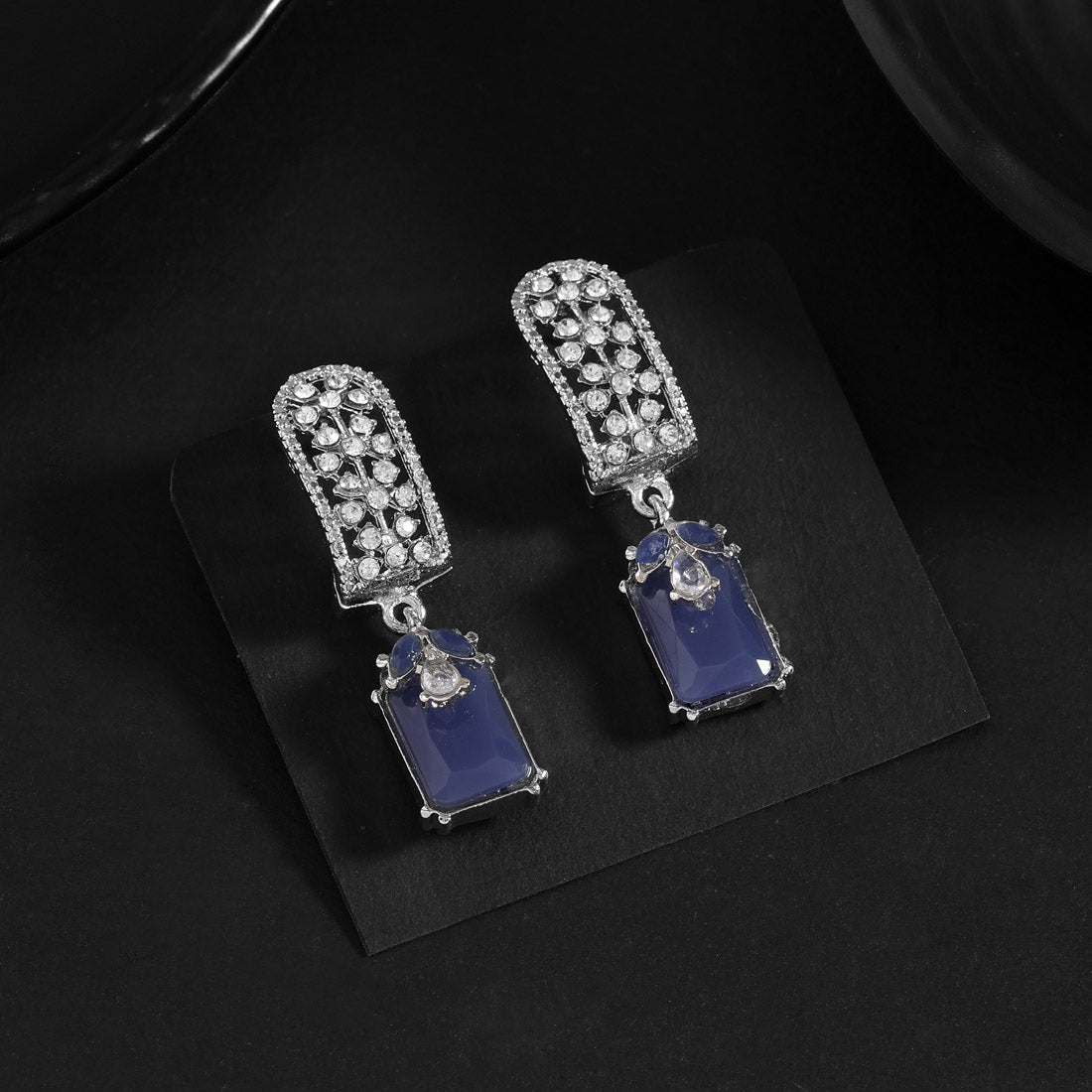 Trendy Green Color Fashion Earrings