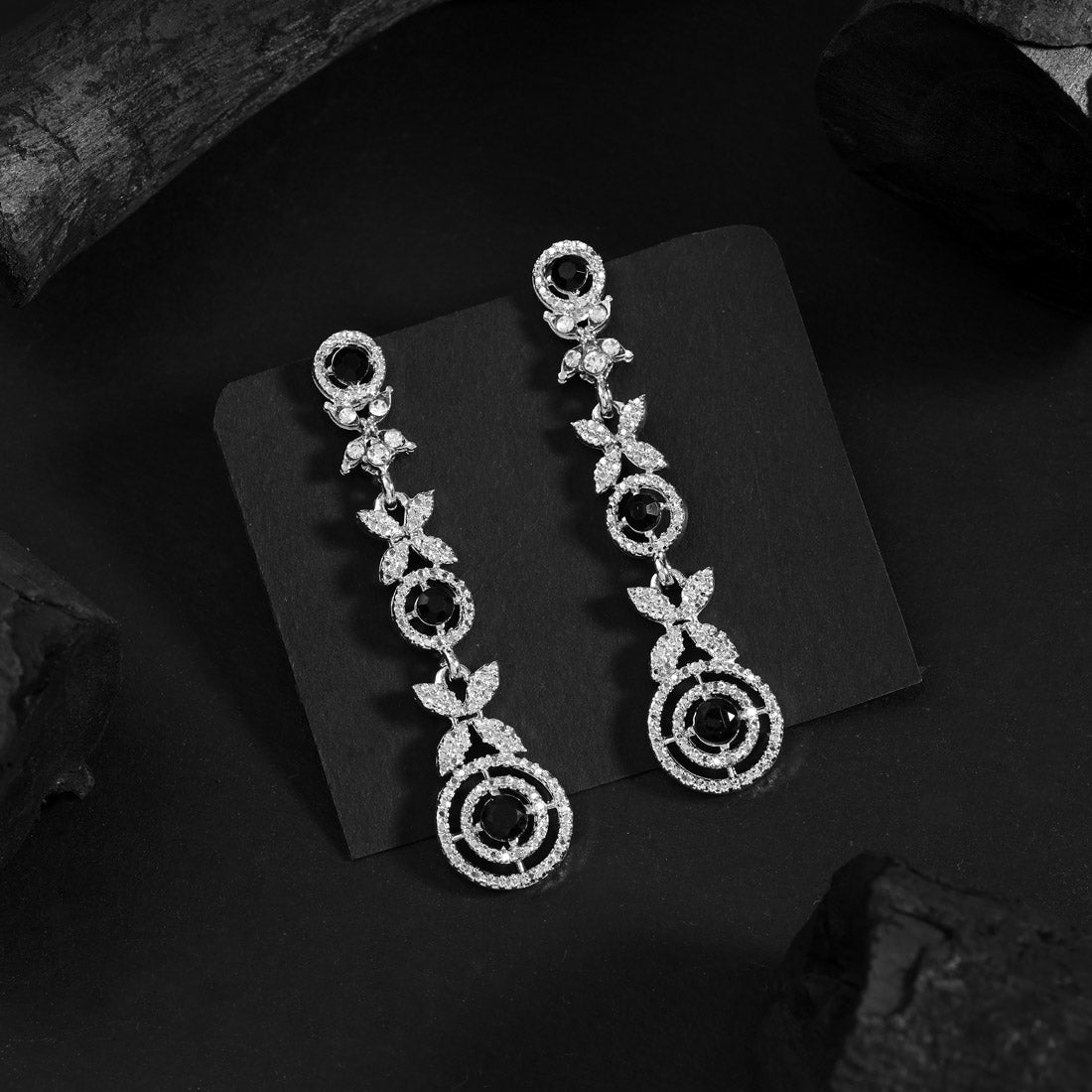 Cool Blue Color Fashion Earrings